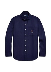 Ralph Lauren Polo Nautical Linen Long-Sleeve Sport Shirt