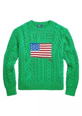 Ralph Lauren: Polo Oversized Flag Cotton Sweater