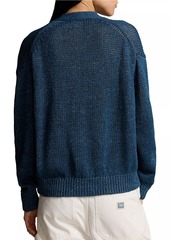 Ralph Lauren: Polo Oversized Linen-Blend Cardigan