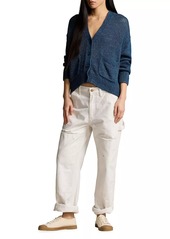 Ralph Lauren: Polo Oversized Linen-Blend Cardigan