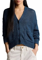 Ralph Lauren: Polo Oversized Linen-Blend Cardigan