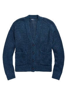 Ralph Lauren: Polo Oversized Linen-Blend Cardigan