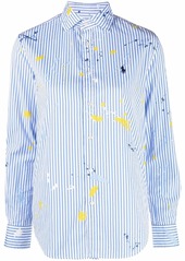Ralph Lauren: Polo paint splatter detail shirt