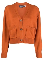 Ralph Lauren: Polo patch pocket knitted cardigan