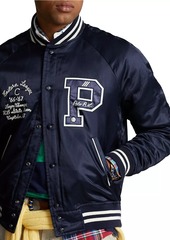 Ralph Lauren Polo Patchwork Cotton-Blend Bomber Jacket