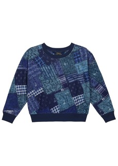Ralph Lauren: Polo Polo Ralph Lauren Kids Patchwork cotton-blend sweatshirt