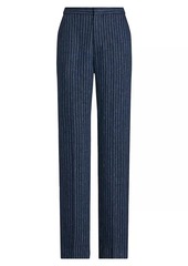 Ralph Lauren: Polo Pinstripe Linen Trousers