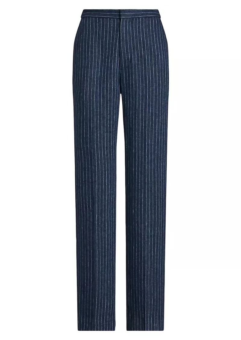 Ralph Lauren: Polo Pinstripe Linen Trousers