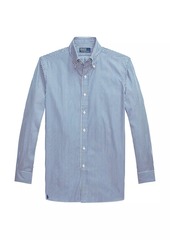 Ralph Lauren Polo Pinstriped Poplin Button-Down Shirt