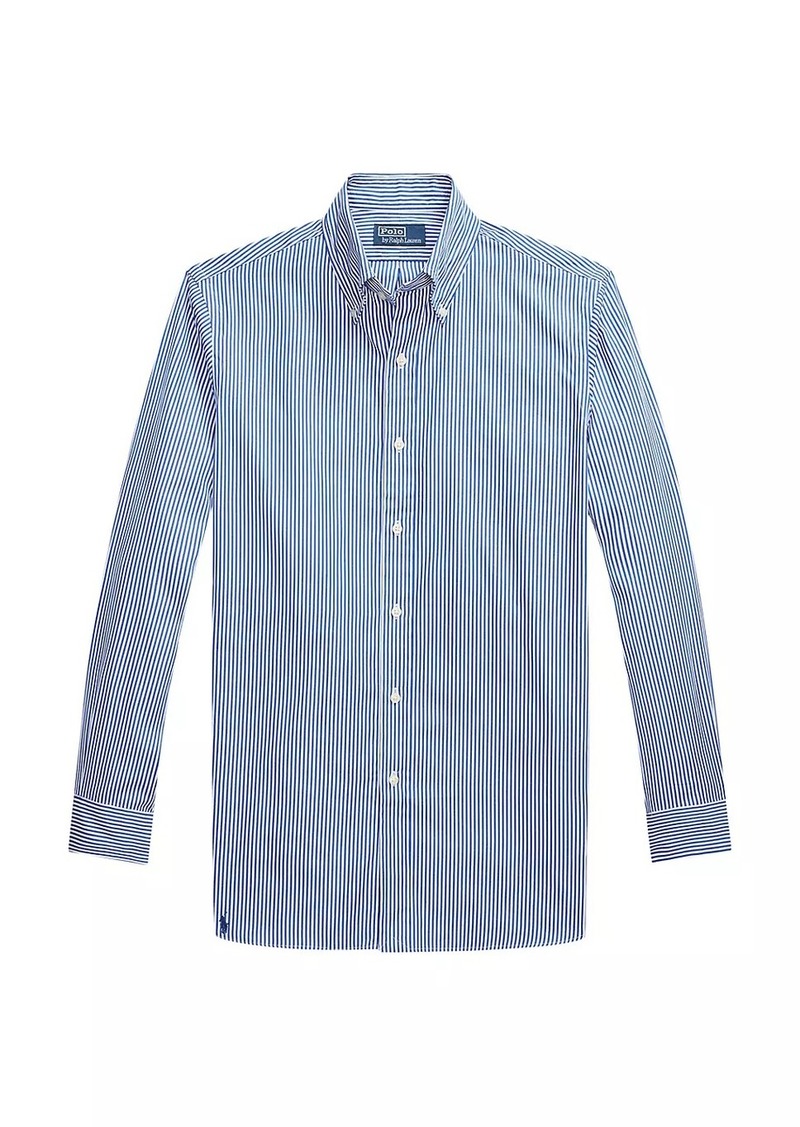Ralph Lauren Polo Pinstriped Poplin Button-Down Shirt