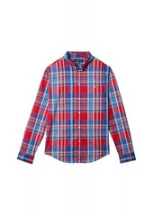 Ralph Lauren: Polo Plaid Cotton Poplin Shirt (Big Kids)