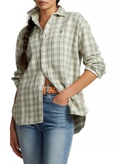 Ralph Lauren: Polo Plaid Cotton Twill Shirt