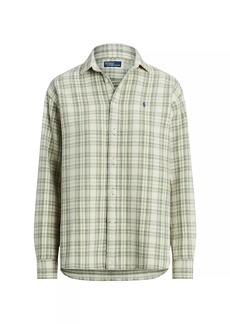 Ralph Lauren: Polo Plaid Cotton Twill Shirt