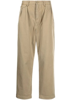 Ralph Lauren Polo pleat-detail cotton trousers