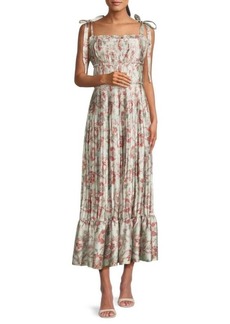 Ralph Lauren: Polo Pleated Floral Maxi Dress