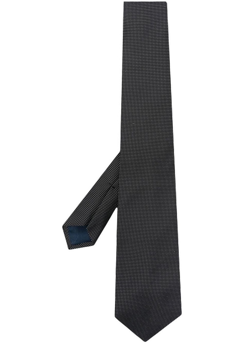 Ralph Lauren Polo polka-dot embroidered silk tie