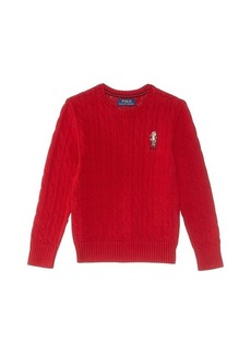 Ralph Lauren: Polo Polo Bear Cable-Knit Cotton Sweater (Big Kid)