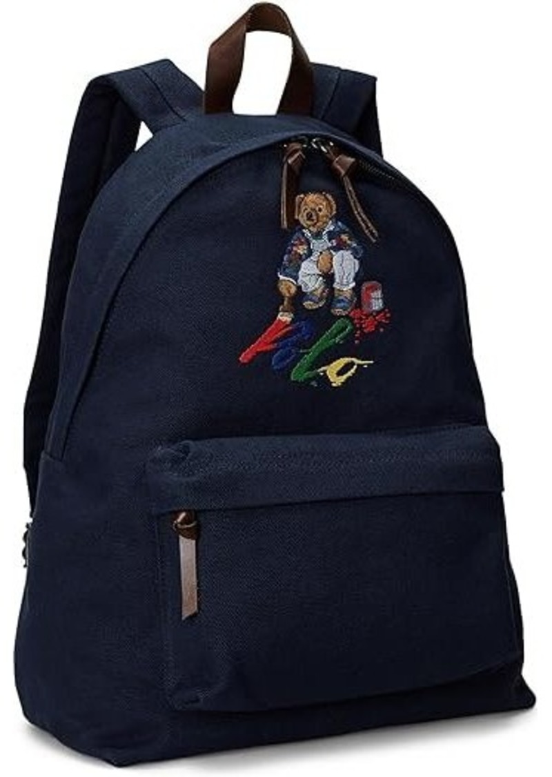 Ralph Lauren Polo Polo Bear Canvas Backpack