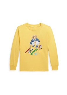 Ralph Lauren: Polo Polo Bear Cotton Long-Sleeve Tee (Toddler/Little Kids)