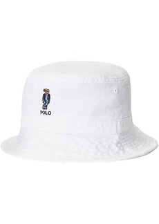 Ralph Lauren: Polo Polo Bear Cotton Twill Bucket Hat (Big Kids)