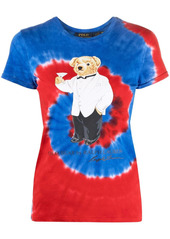 Ralph Lauren: Polo Polo Bear-motif tie-dye cotton T-shirt