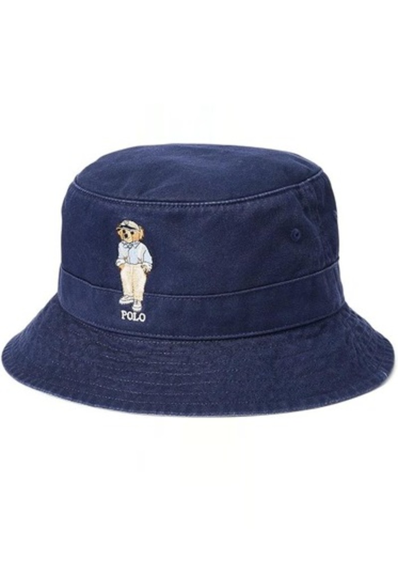 Ralph Lauren Polo Polo Bear Twill Bucket Hat