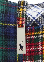 Ralph Lauren: Polo Polo ID Mini Tartan Patchwork Wool Shoulder Bag