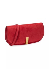 Ralph Lauren: Polo Polo ID Suede Convertible Clutch