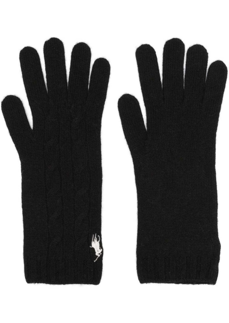 Ralph Lauren: Polo Polo Pony cable-knit gloves