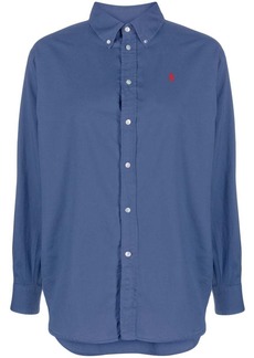 Ralph Lauren: Polo Polo pony-embroidered cotton shirt