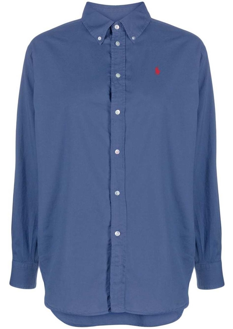 Ralph Lauren: Polo Polo pony-embroidered cotton shirt