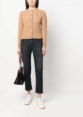 Ralph Lauren: Polo Polo Pony-motif cable-knit cardigan