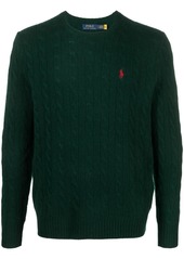 Ralph Lauren Polo Polo Pony-motif cable-knit jumper