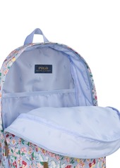 Ralph Lauren: Polo Polo Ralph Boys Lauren Print Backpack - Blue Flower