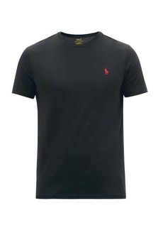 Ralph Lauren Polo Polo Ralph Lauren - Logo-embroidered Cotton-jersey T-shirt - Mens - Black