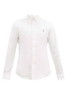Ralph Lauren Polo Polo Ralph Lauren - Logo-embroidered Cotton Oxford Shirt - Mens - White