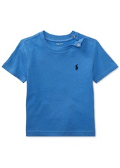 Ralph Lauren: Polo Polo Ralph Lauren Baby Boys Cotton Crewneck Embroidered Pony T-Shirt - Red