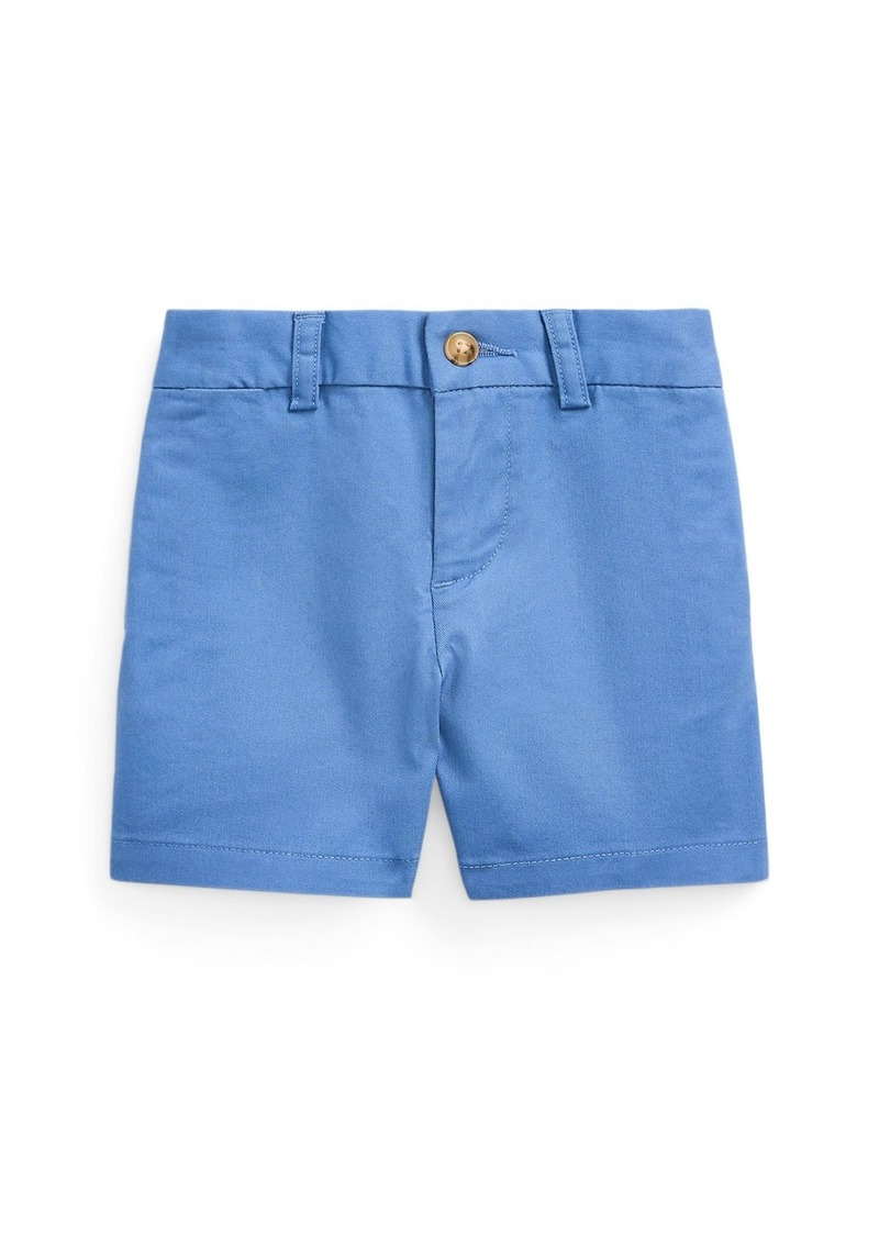 Ralph Lauren: Polo Polo Ralph Lauren Baby Boys Cotton Flex Abrasion Twill Shorts - Nimes Blue
