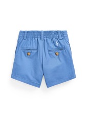 Ralph Lauren: Polo Polo Ralph Lauren Baby Boys Cotton Flex Abrasion Twill Shorts - Nimes Blue