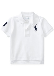 Ralph Lauren: Polo Polo Ralph Lauren Baby Boys Cotton Mesh Pony Logo Polo Shirt - White