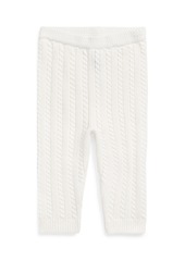 Ralph Lauren: Polo Polo Ralph Lauren Baby Boys or Girls Cotton Cable Knit Sweater Pants - Trophy Cream