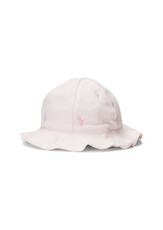Ralph Lauren: Polo Polo Ralph Lauren Baby Girls Polo Pony Interlock Hat - Delicate Pink