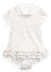 Ralph Lauren: Polo Ralph Lauren Baby Girls Ruffled Polo Dress and Bloomer