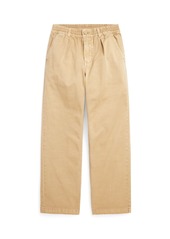 Ralph Lauren: Polo Polo Ralph Lauren Big Boys Cotton Chino Drawstring Pants - Vintage Khaki