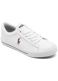 Ralph Lauren: Polo Polo Ralph Lauren Big Boys Easten Ii Casual Sneakers from Finish Line - White Tumbled, Multi