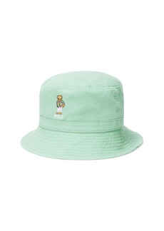 Ralph Lauren: Polo Polo Ralph Lauren Big Boys Polo Bear Cotton Twill Bucket Hat - Celadon