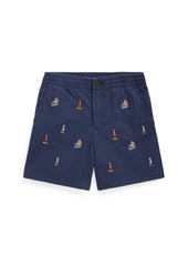 Ralph Lauren: Polo Polo Ralph Lauren Big Boys Polo Prepster Embroidered Chino Shorts - Newport Navy
