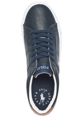 Ralph Lauren: Polo Polo Ralph Lauren Big Boys Sayer Casual Sneakers from Finish Line - Navy, White