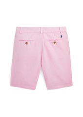 Ralph Lauren: Polo Polo Ralph Lauren Big Boys Straight Fit Linen-Cotton Shorts - Carmel Pink