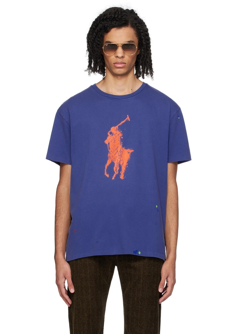 Ralph Lauren Polo Polo Ralph Lauren Blue Big Pony T-Shirt